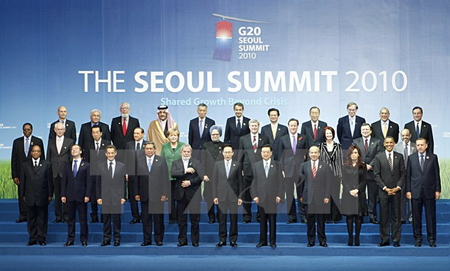 Thủ tướng Nguyễn Tấn Dũng dự Lễ khai mạc Hội nghị Cấp cao G20 tại Seoul (Hàn Quốc), tháng 11/2010.